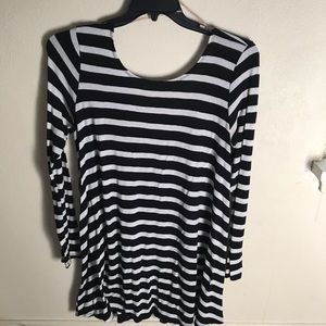 Long Sleeve Striped Dress